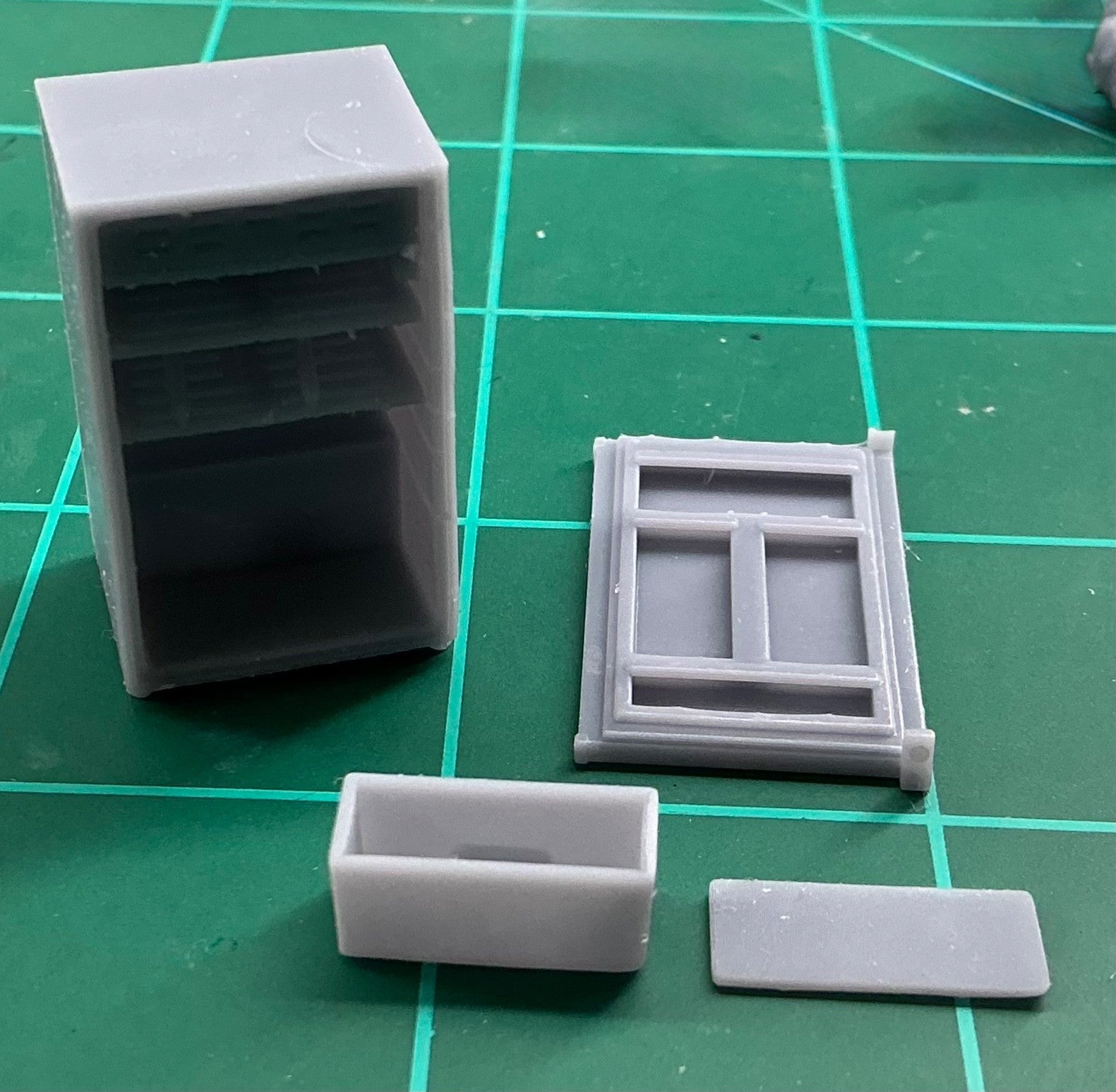 1/25 resin 3d printed mini fridge by Nahuel Customs