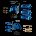 1/25th scale 3d printed resin CHEV C90 CAB READ DISCRIPTION