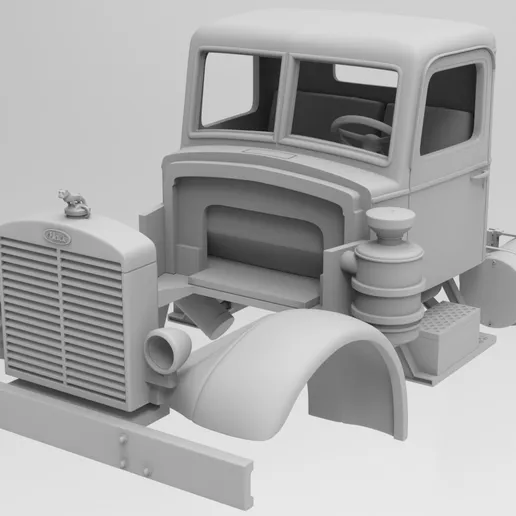 1/25 resin 3d printed 1953 MACK LTL 1953 cab kit