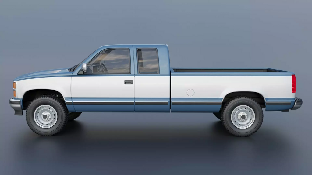 1/25 resin Chevrolet K-2500 Extended Cab 1989 3D print mode  by Andrey Bezrodney