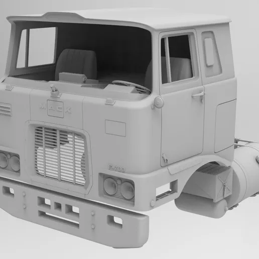 1/25 resin printed F700 sba cabover sleeper by Alfa Centauri