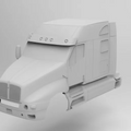 1/25th resin 3d printed Kenworth T2000 designed by Alfa Centauri Trucks