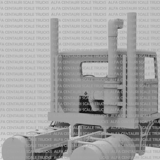 1/25 resin Diamond T 931C day cab by alfa centauri