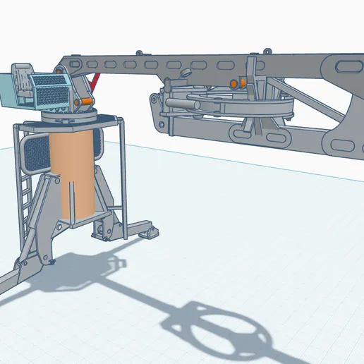 resin 3d printed 1/24th scale VL Log Loader by WC3D