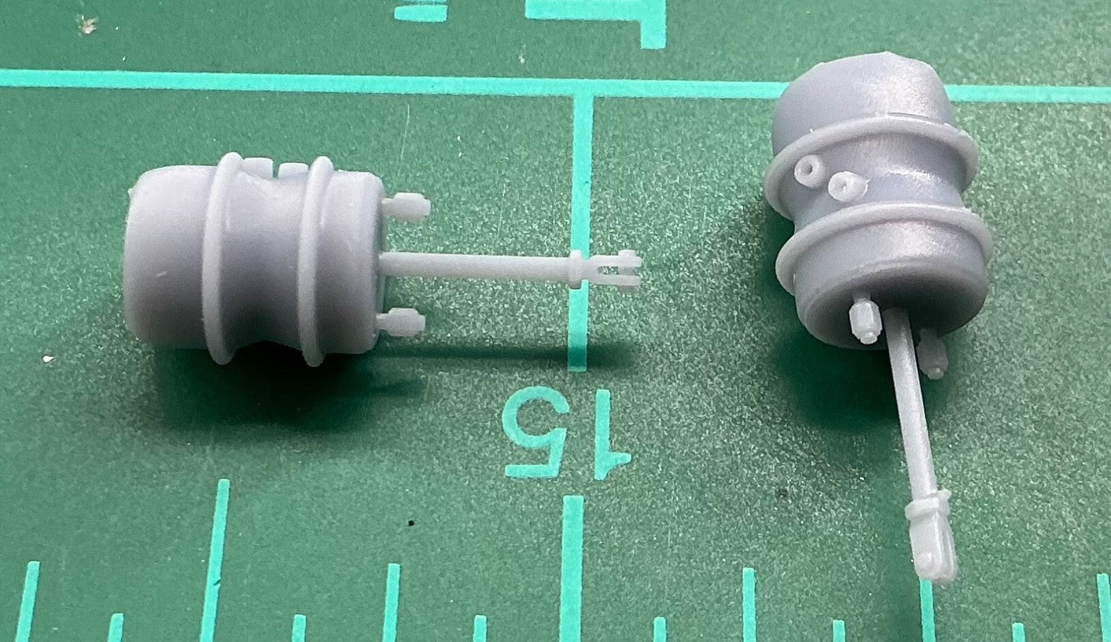 1/25 resin 3d printed brake chamber assy (4pcs) by Nahuel Customs
