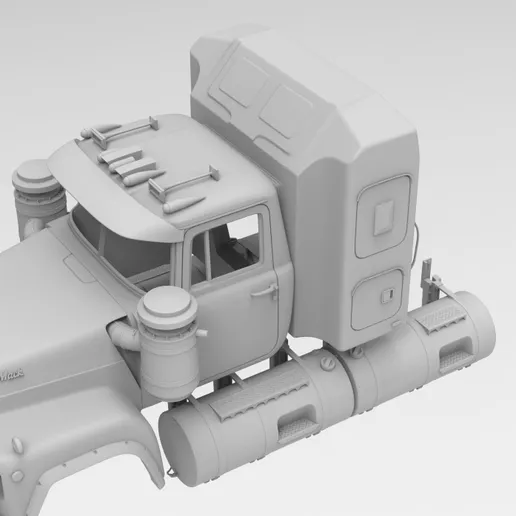 1/25th 3d printed Valueliner 36” sleeper cab kit by Alpha Centauri
