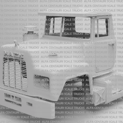 1/25 3d printed Mack R600 w/interior by Alfa Centauri