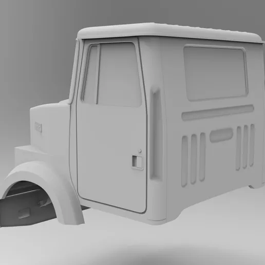1/25 resin 3d printed White Road Boss 2 short hood version, no interior included