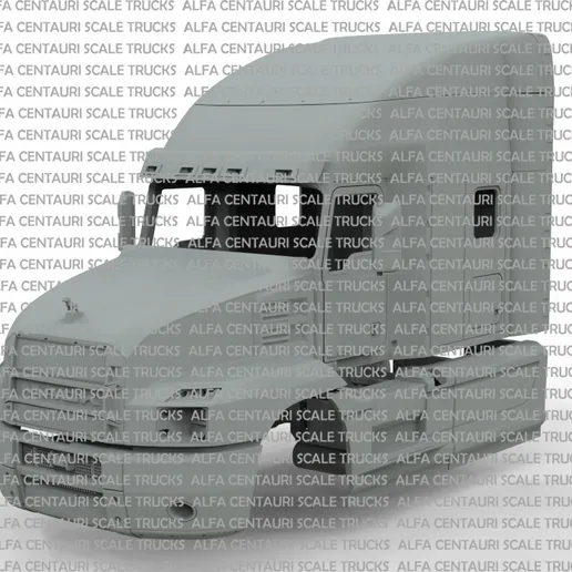 1/25th 3d printed Mk Anthem 70” sleeper cab cab kit by Alpha Centauri