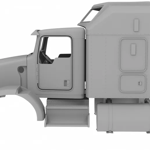 1/25th 3d printed Kenworth T800 sleeper kit by Alpha Centauri see details