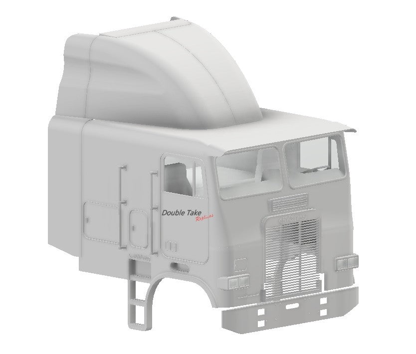 1/24th resin 3d 84-88 Freightliner 104”cab by KJ