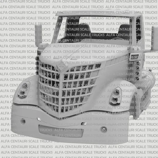 1/25th 3d printed 2021 International Lonestar day cab kit by Alpha Centauri