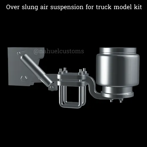 1/25th resin 3d printed over slung truck suspension by Nahuel Customs