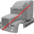 1/24th 3d printed Freightliner FLD 120 kit by Alpha Centauri