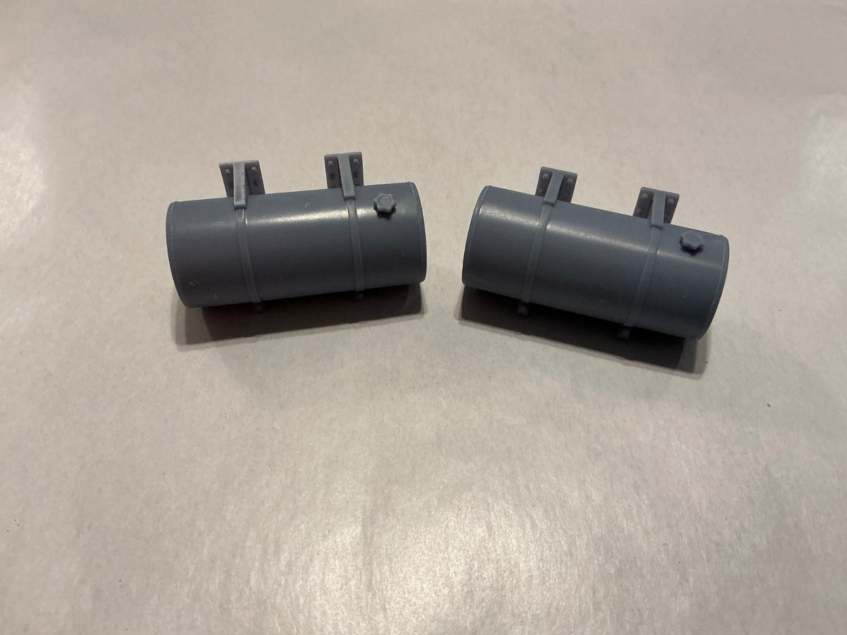 1/25th resin 3d printed old school semi fuel tank  by Nahuel Customs