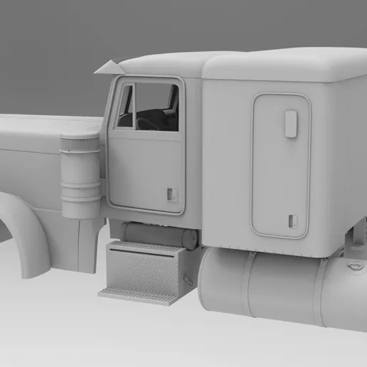 1/25th resin 3d printed Peterbilt 379 w/48” sleeper by Alpha Centauri