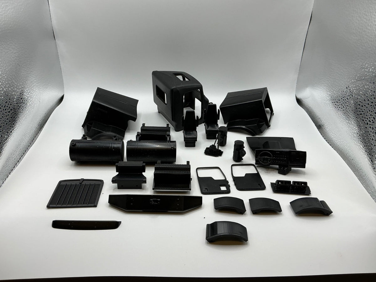 1/25th 3d printed KW T800H single window ext cab day cab kit by Alpha Centauri