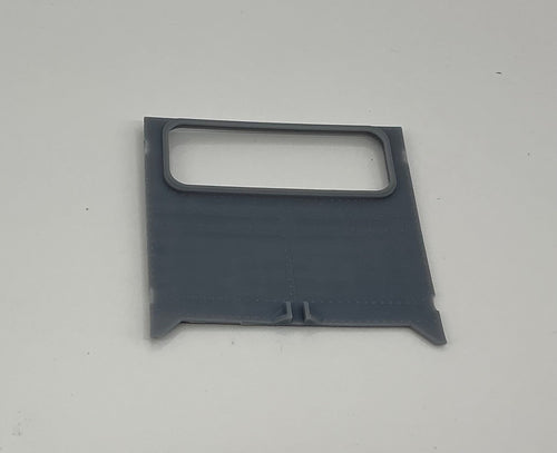 1/24 Peterbilt 377 day cab rear plate, single exhaust by Fiala