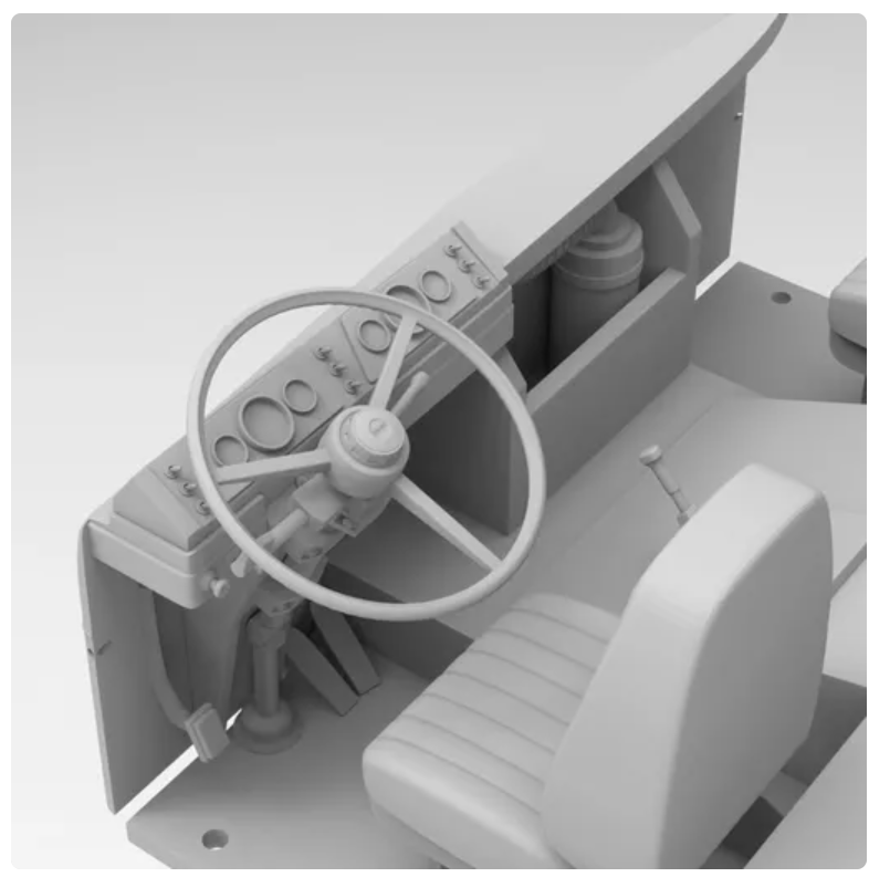 1/25th 3d printed GMC CRACKERBOX DFR 8000 SLEEPER CAB