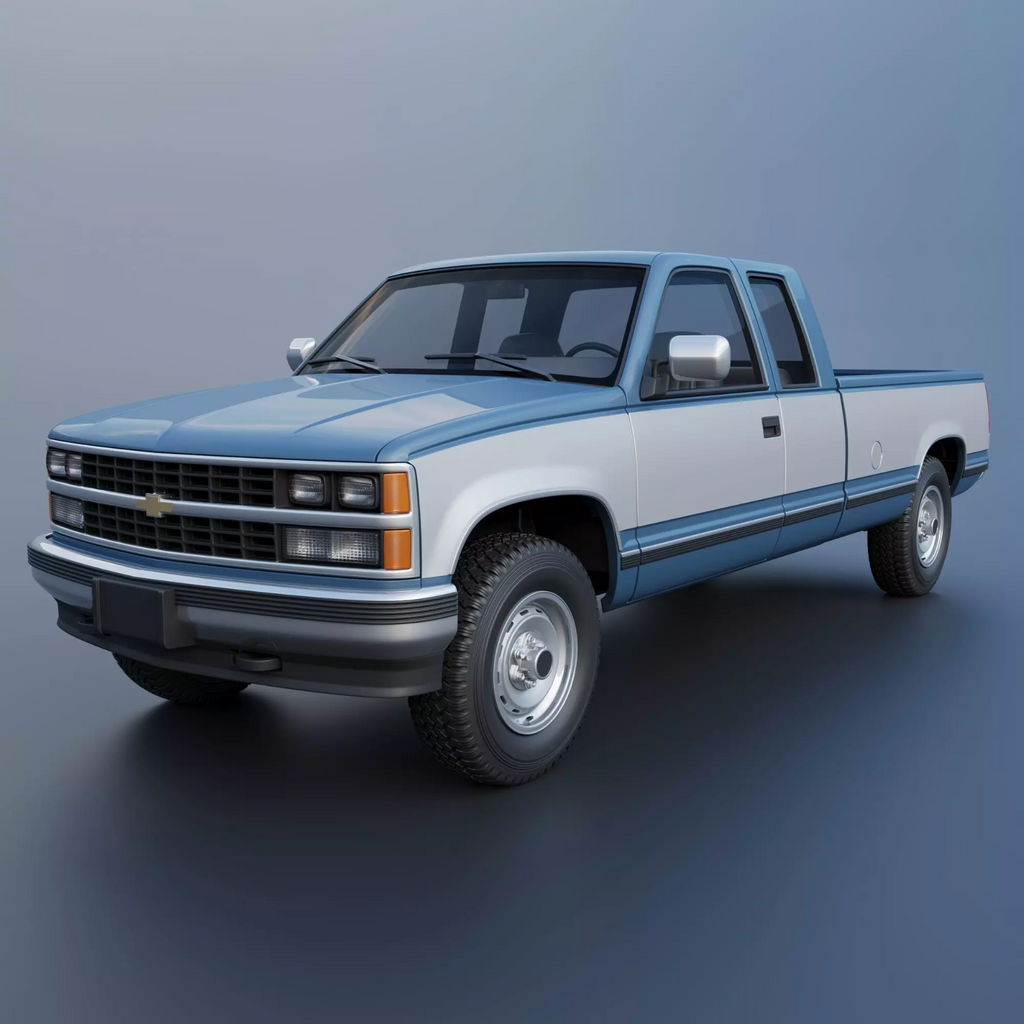 1/25 resin Chevrolet K-2500 Extended Cab 1989 3D print mode  by Andrey Bezrodney