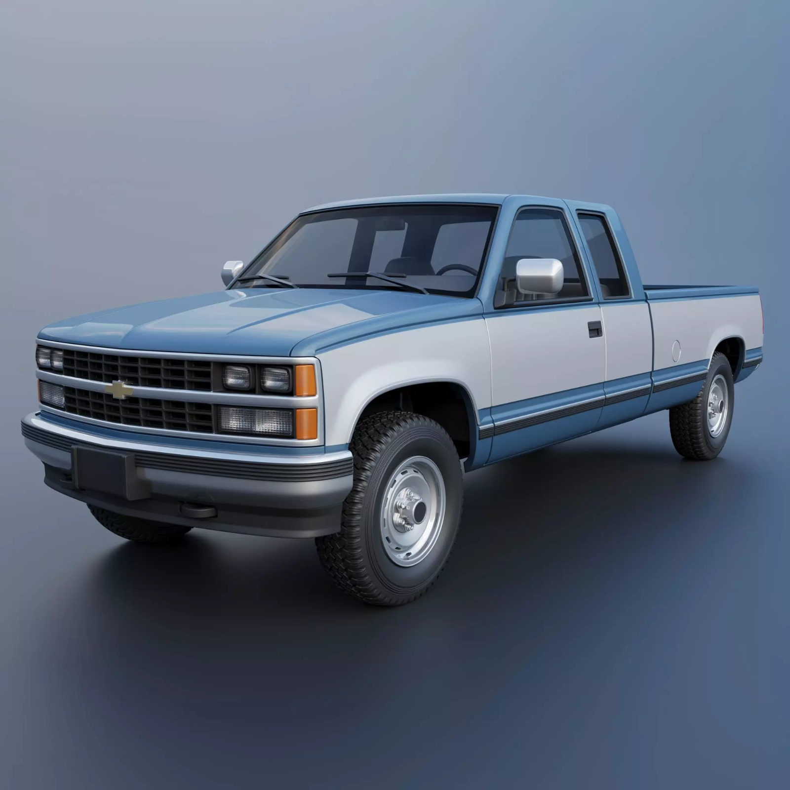 1/25 resin Chevrolet K-2500 Extended Cab 1989 3D print mode  by Andrey Bezrodney
