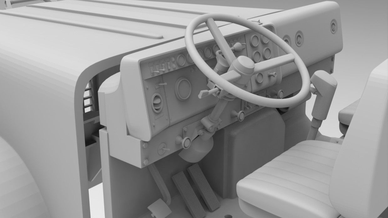 1/24th resin 3d printed International Transtar 4300 dual headlight version
