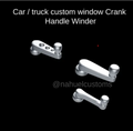 1/24 scale resin 3d printed Car / truck custom window Crank Handle