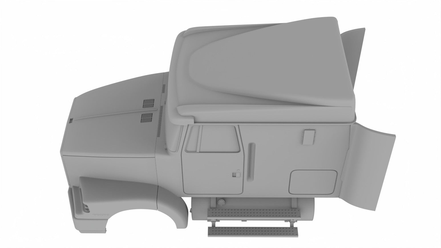 1/24th resin 3d printed White-Volvo WIA64T 1/25th SCALE midrise by Alfa-Centauri