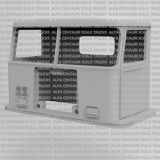 1/25 resin Diamond T 931C day cab by alfa centauri