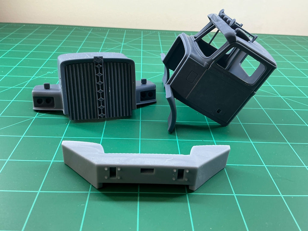 1/50th scale 3d printed resin Diamond Reo Raider cab  by Alfa Centauri