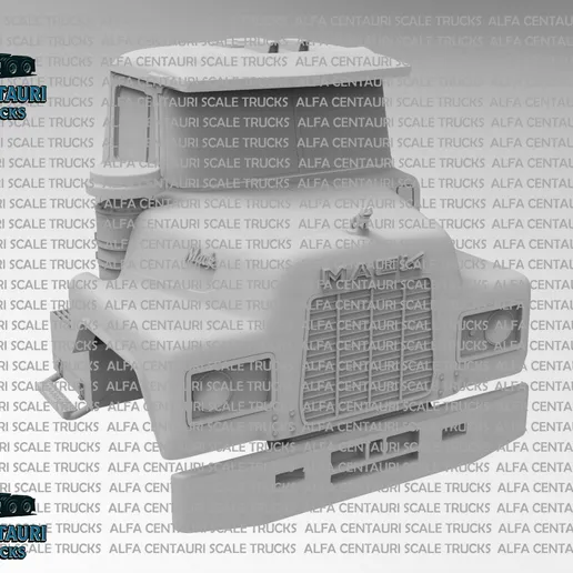 1/25th Scale resin 3d printed Mack U-600 designed by Alfa Cantauri