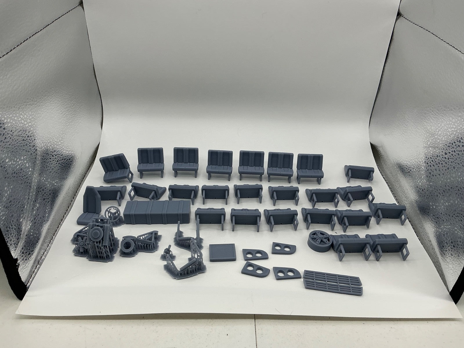 1/25th scale resin 3d printed 82 Ford school bus by 3dtech design