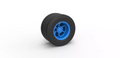 1/25th scale resin 3d printed  6 spoke truck wheel set by 3dtech design