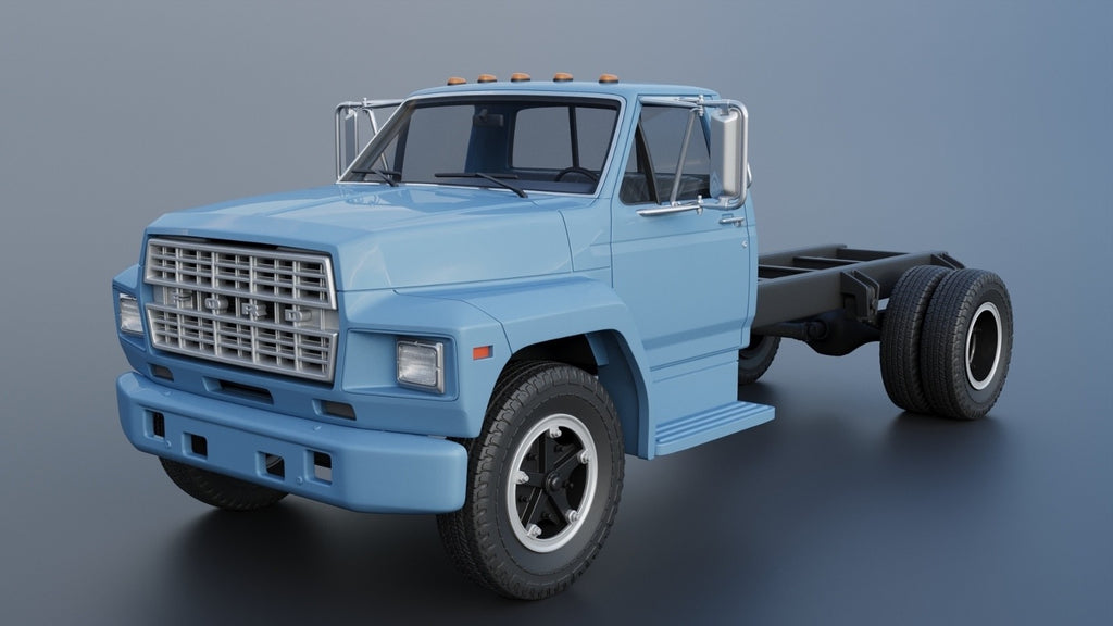 1/25 3d printed resin 1980 Ford F600 by Andrey Bezrodney truck only