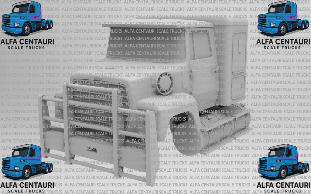 1/25 printed  FORD LN / LNT 8000 / 9000 93.3 BBC sleeper by Alfa Centauri
