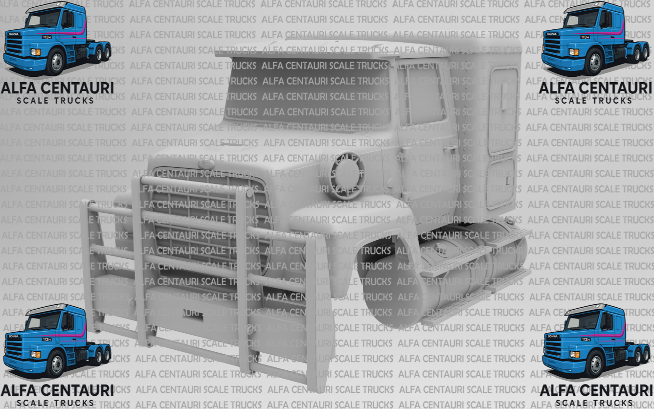 1/25 printed  FORD LN / LNT 8000 / 9000 93.3 BBC sleeper by Alfa Centauri