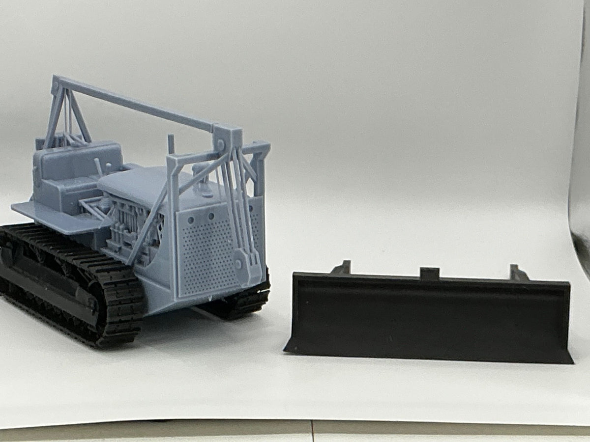 1/25 resin printed D8 dozer with blade attachment WWII by wargame3d