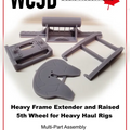 resin 3d printed OILFIELD HEAVY FRAME EXTENSION 1/24-25TH SCALE by WC3D