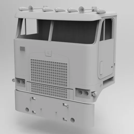 1/25 resin 3d printed DIAMOND REO ROYALE DAYCAB by alfa centauri