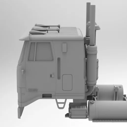 1/25 printed White Road Commander 88” sleeper cabover by Alfa Centauri