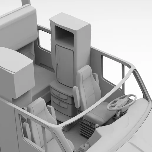 1/25th resin 3d printed Kenworth T2000 designed by Alfa Centauri Trucks