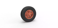 1/35 resin 3d printed 5 spoke wheel and tire set by 3D TECH DESIGN