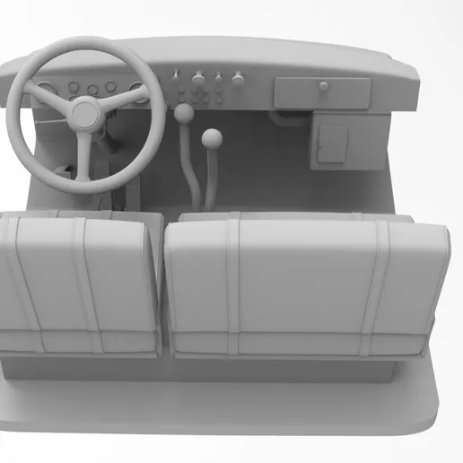 1/25 resin 3d printed MACK LMSW-M 1953 1/25 SCALE CAB by alfa centauri