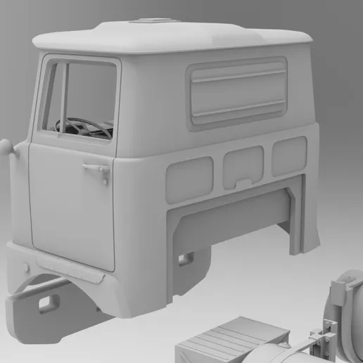 1/25 resin 3d printed Brockway 457 day cab cabover