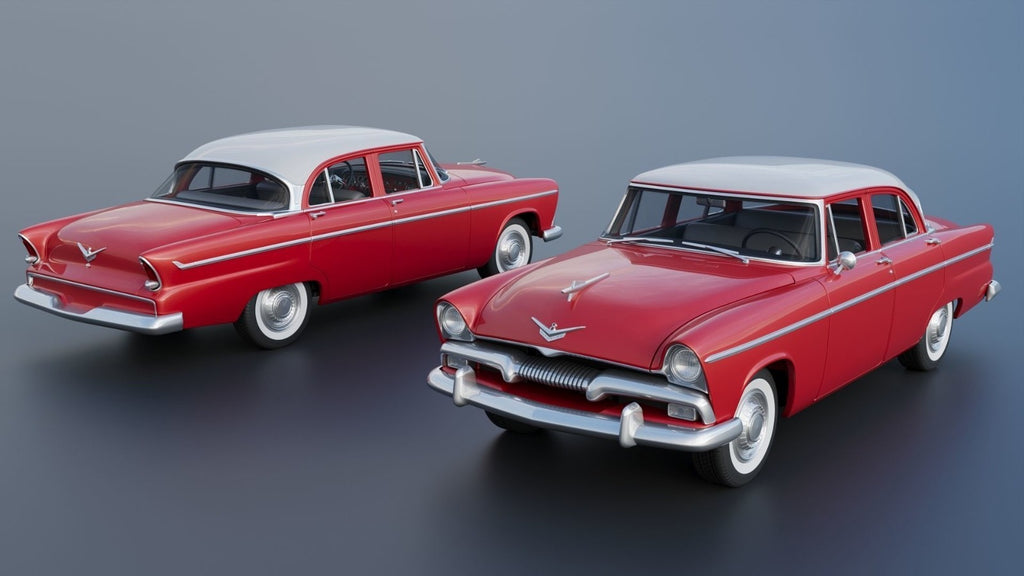 1/25 resin 3d printed 1955 Plymouth Belvedere by Andrey Bezrodny