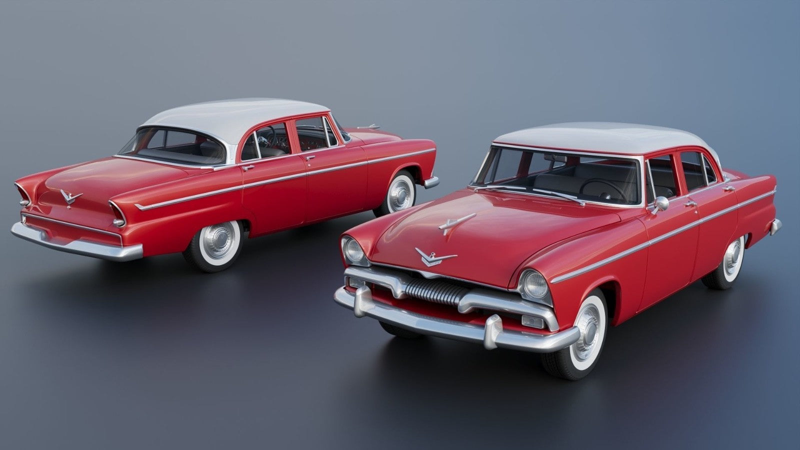 1/25 resin 3d printed 1955 Plymouth Belvedere by Andrey Bezrodny