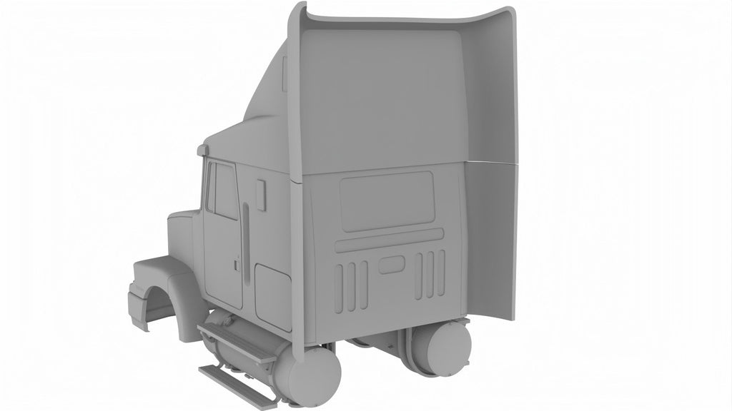 1/25th resin 3d printed White-Volvo WIA64T hi-rise by Alfa-Centauri