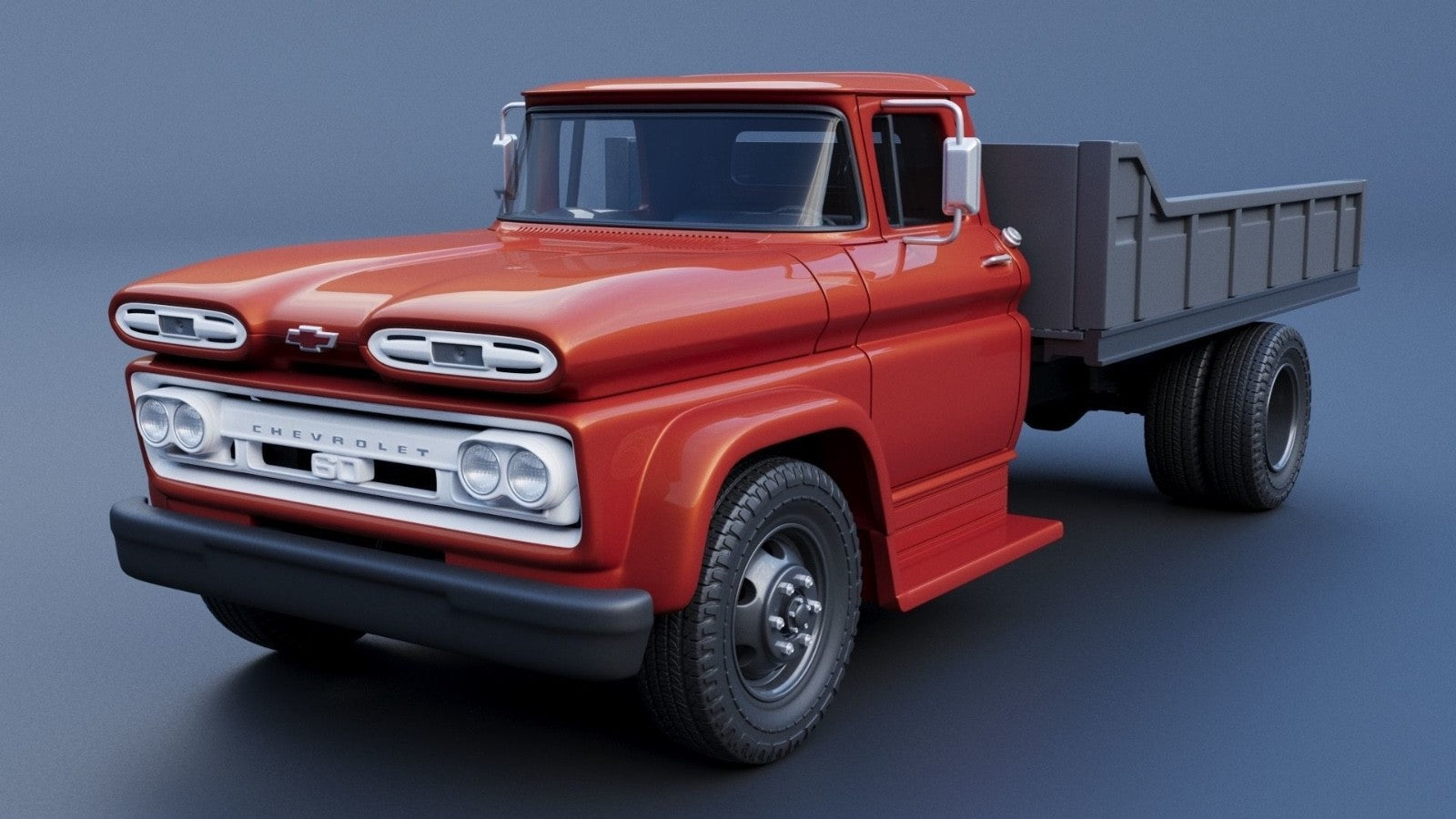 1/25 resin 3d printed 1961 Chevy C60 designed by Andrey Bezrodney