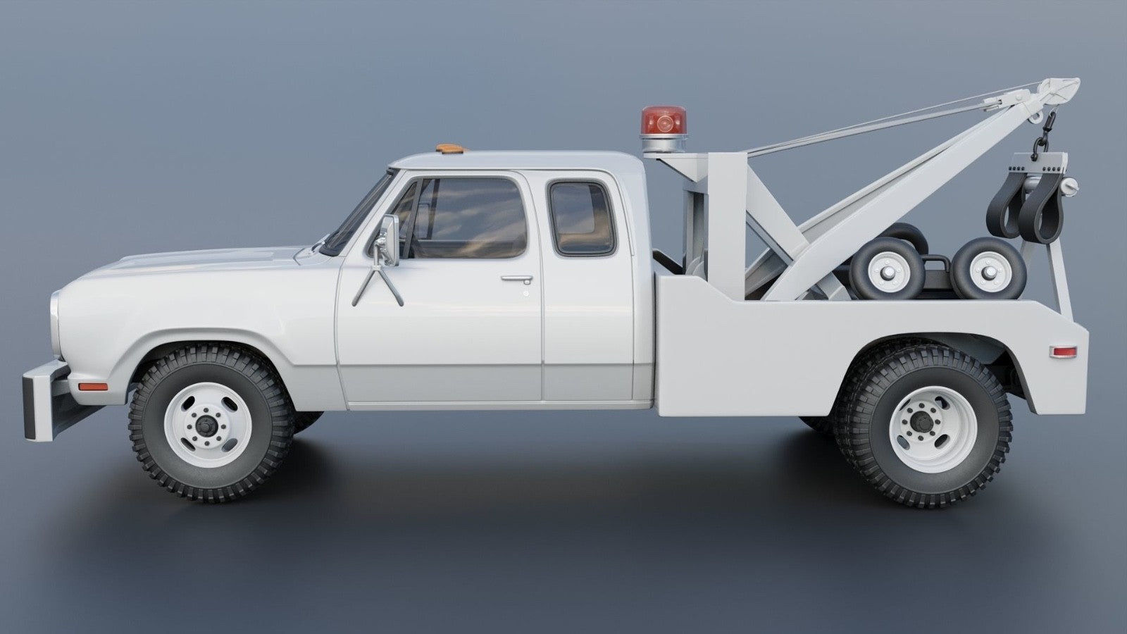 1/25 3d printed 1977 Dodge D300 wrecker by Andrey Bezrodny