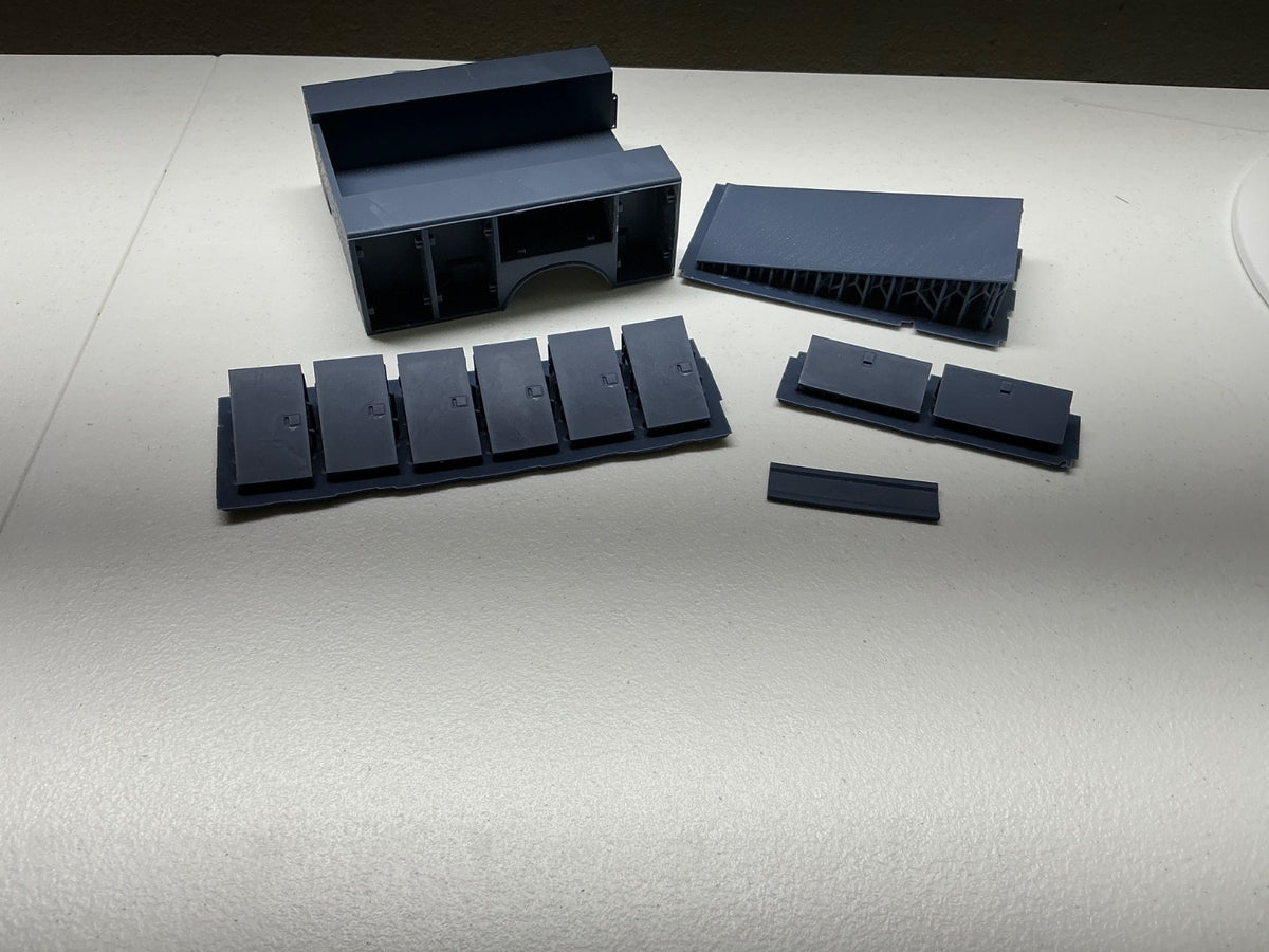 1/25th scale resin 3d printed service truck body by Andrey Bezrodney